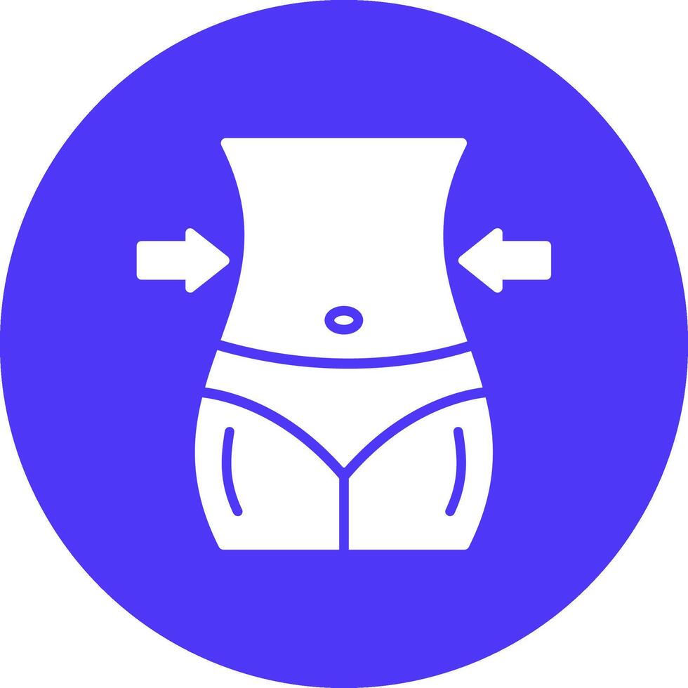 Waist Mobile Ready Icon vector