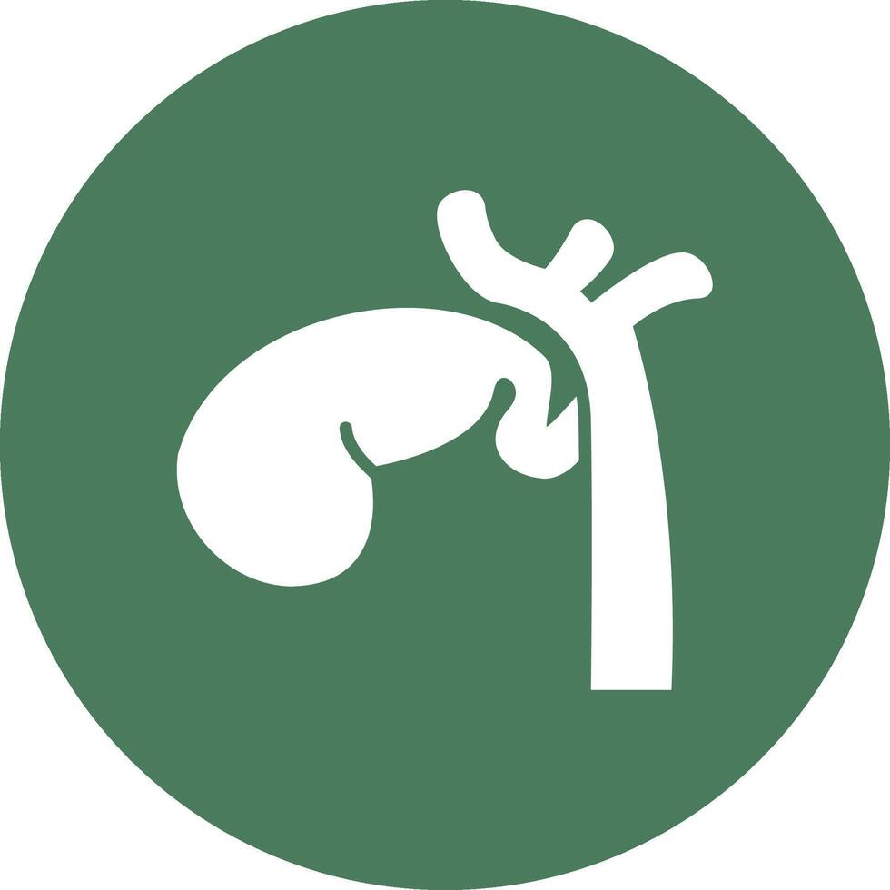 Gallbladder Dark Theme Element vector