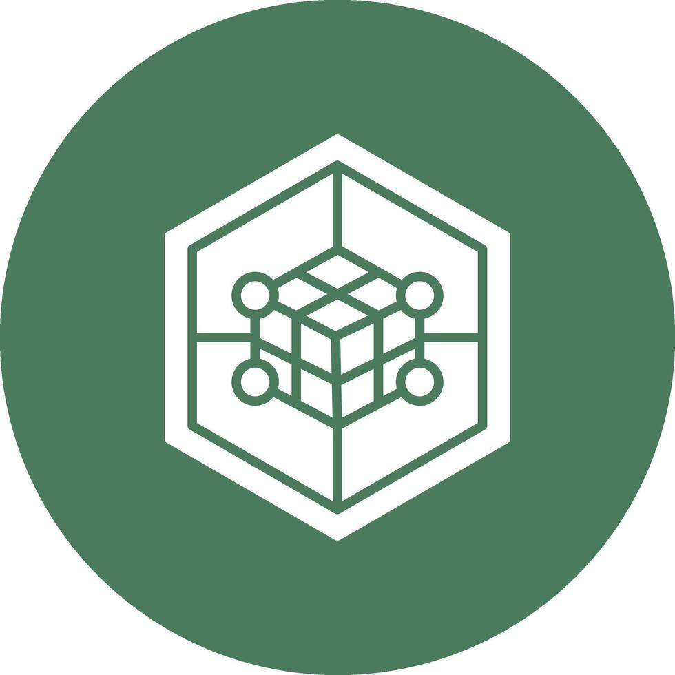 Olap Flat Styled Symbol vector