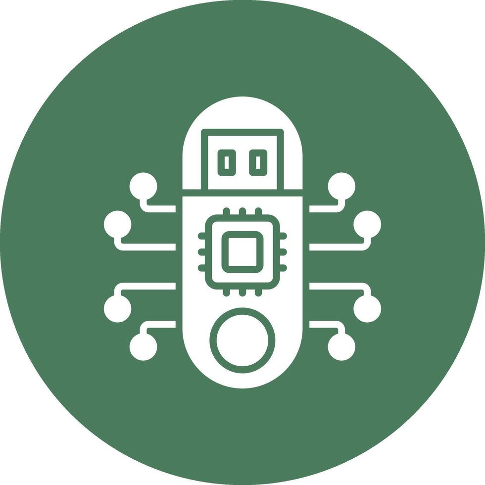 Usb Modern Tech Icon vector
