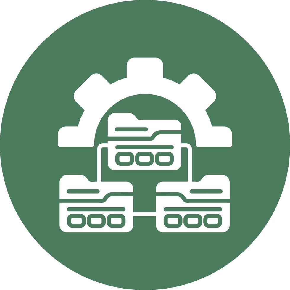 Version Control Rounded Line Illustration vector