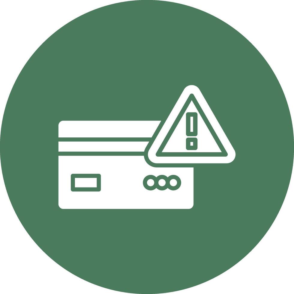 Warning Vibrant UI Element vector