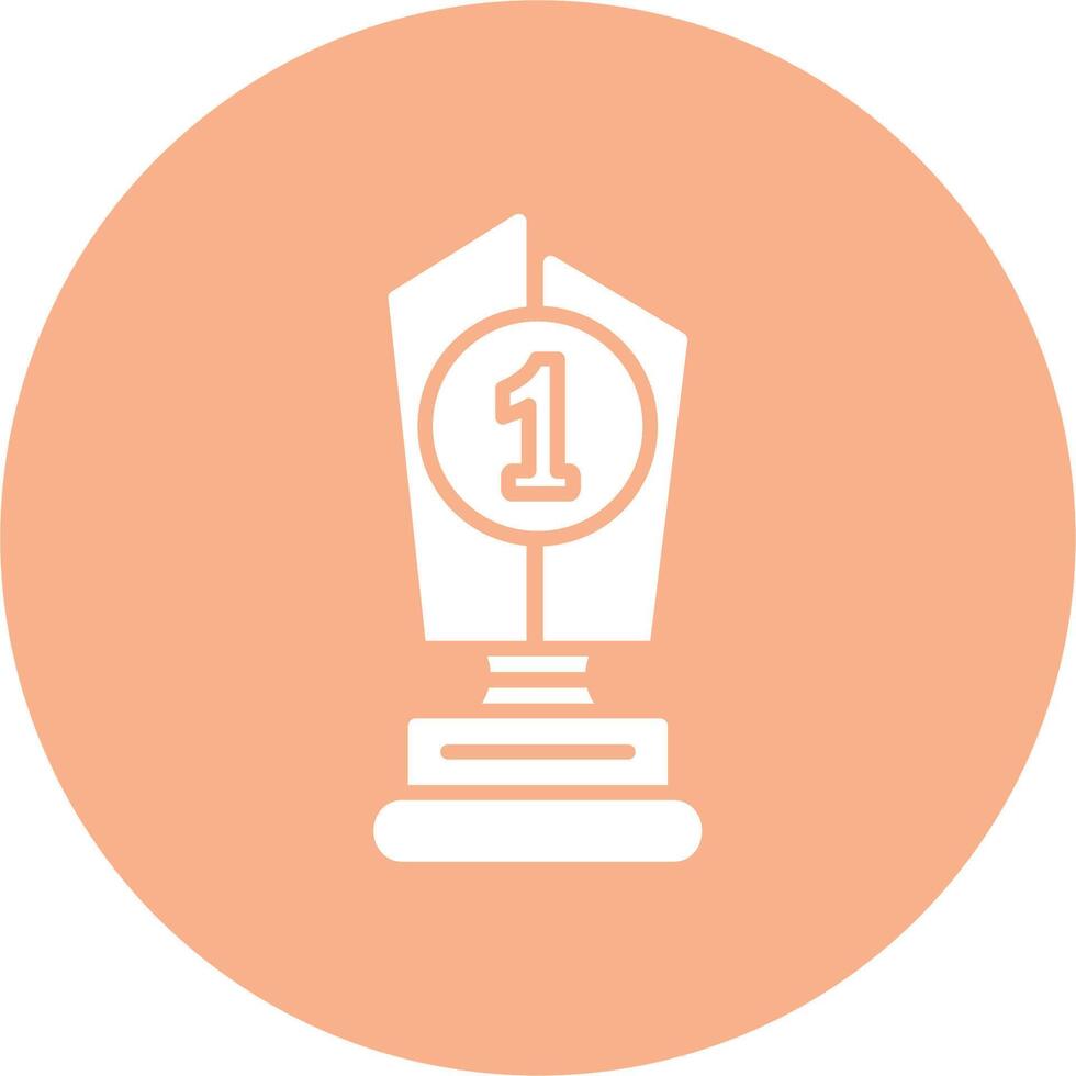 1st Prize Pop Color Style vector