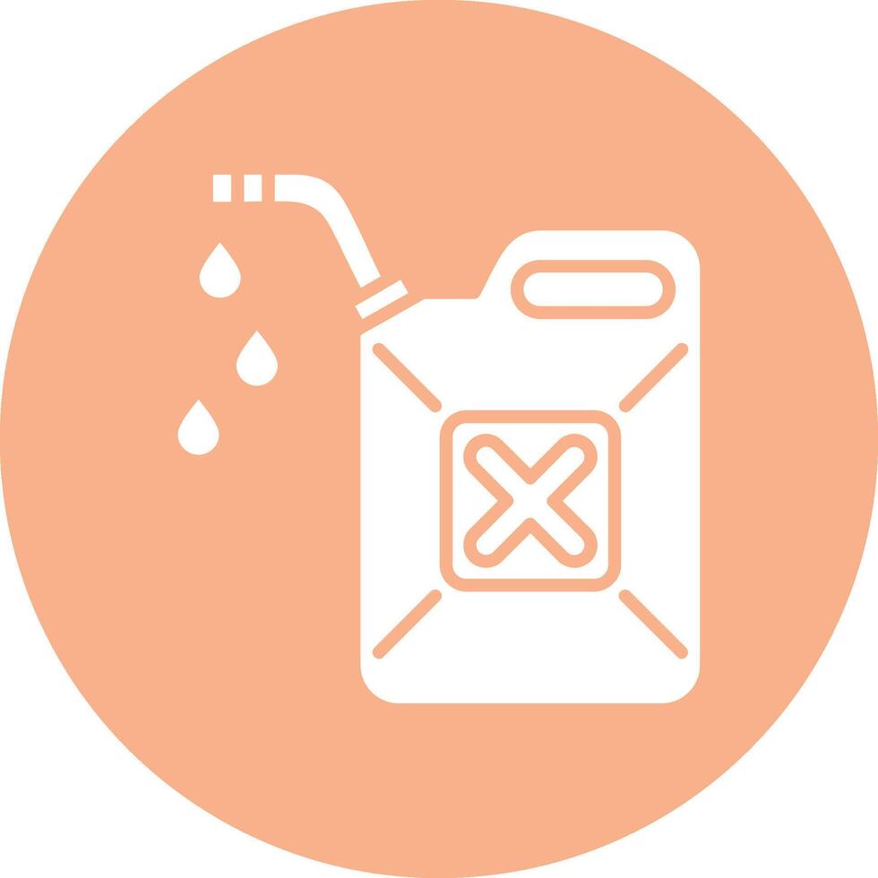 gas can Isometric Art vector