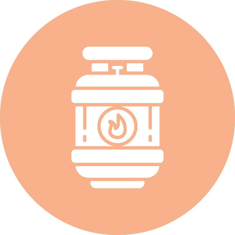 Gas Cylinder Coded Design Graphic vector
