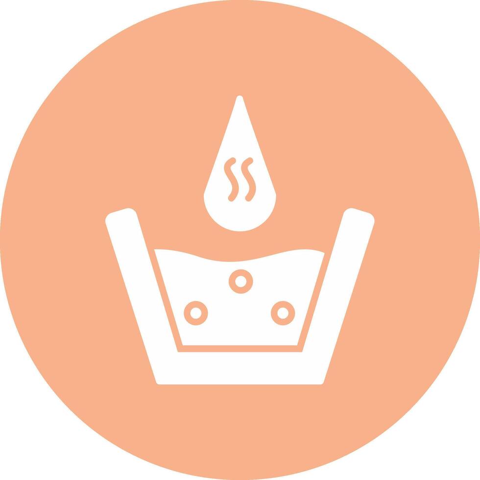 Hot Water Modern Tech Icon vector