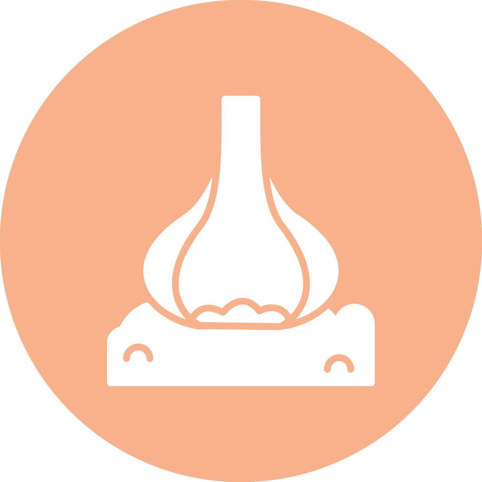 Garlic Mobile App Graphic vector