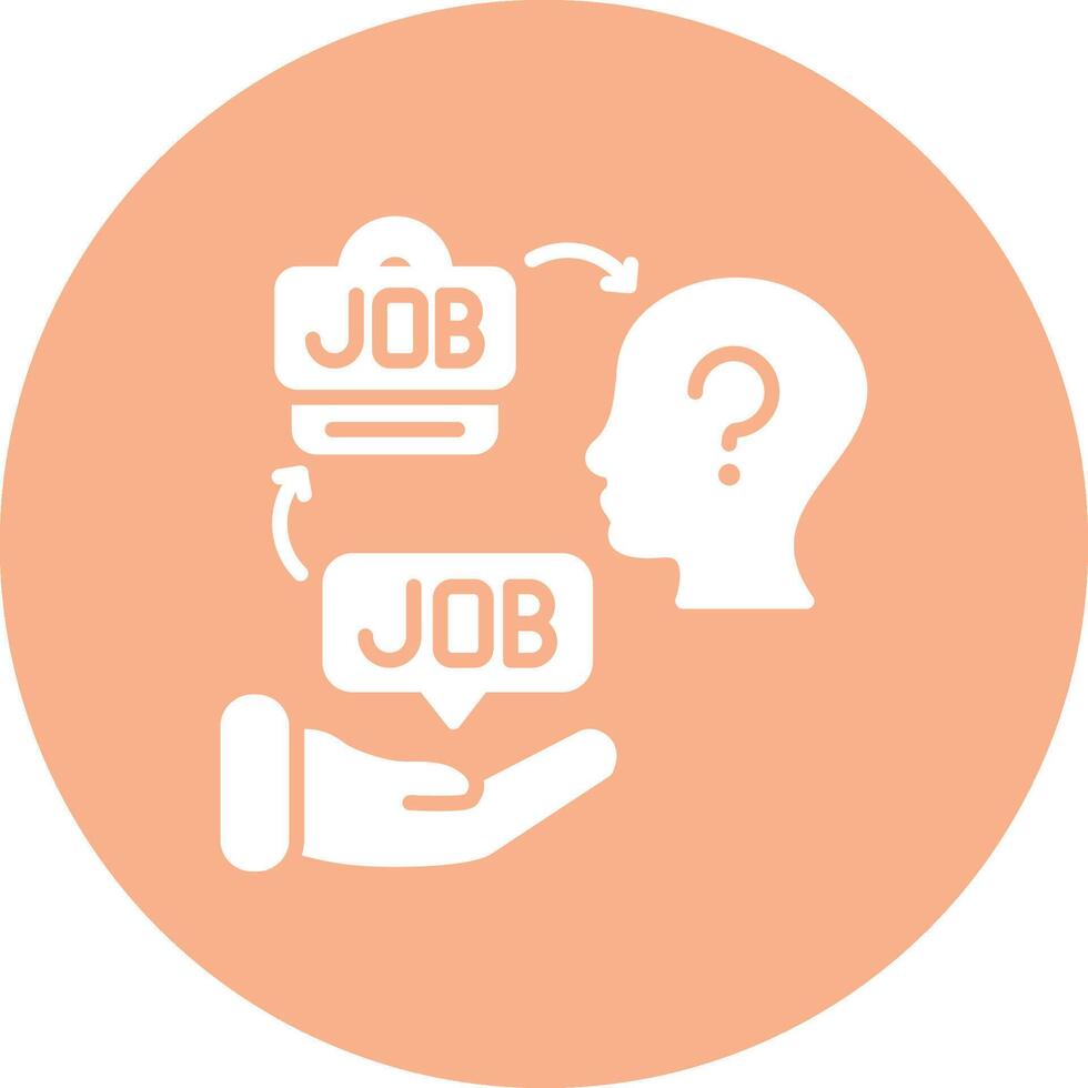 Job Offer Bold Web Icon vector