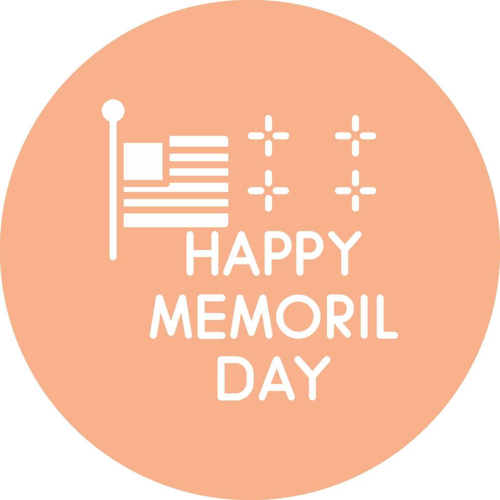 Memorial Day Compact App Icon vector