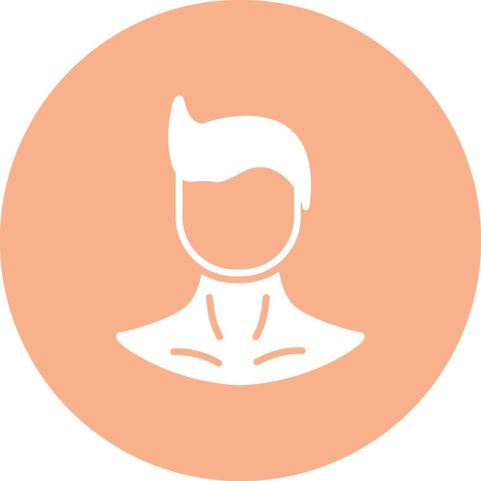 Neck Color Enhanced Graphic vector