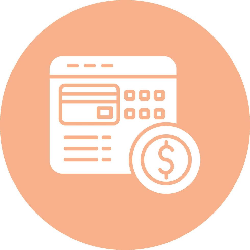 Payment Gradient Style Icon vector