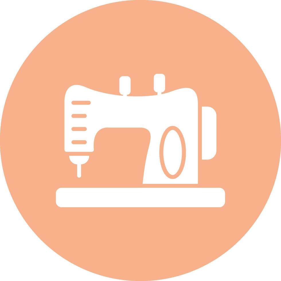 Sewing Machine Gradient Tint Artwork vector