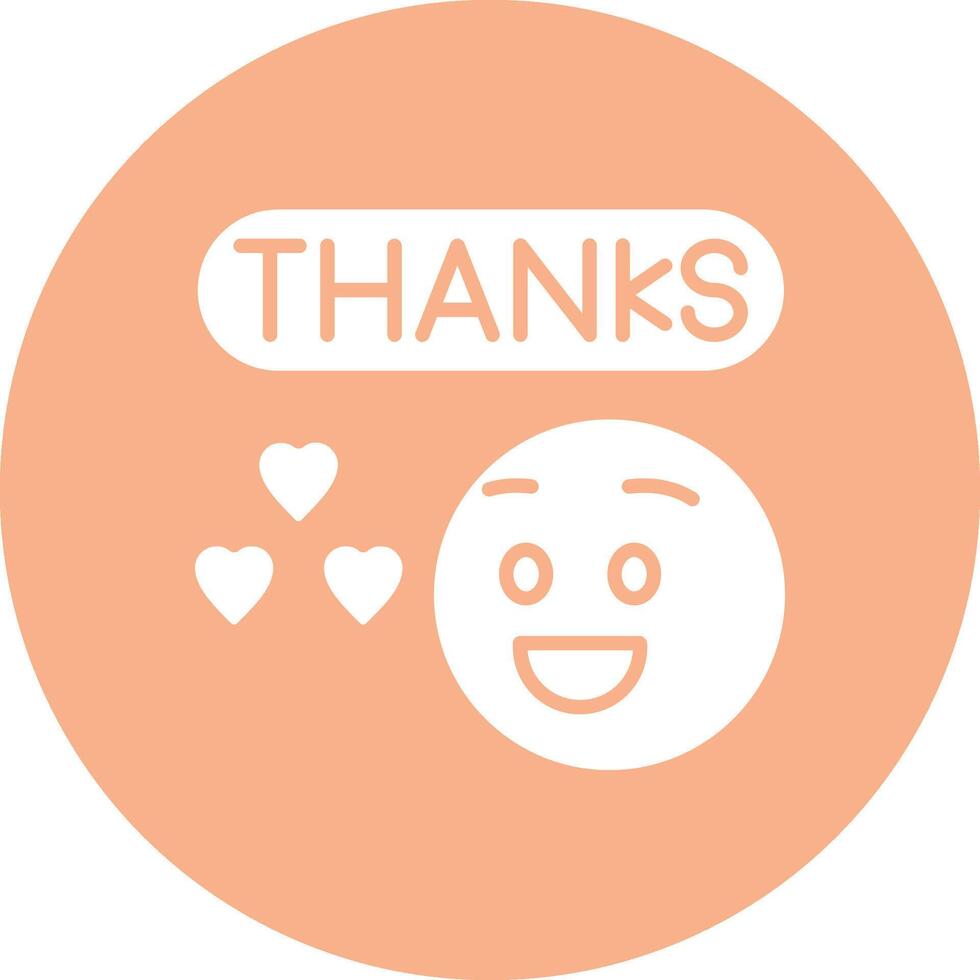 Thank You Color Block Design vector