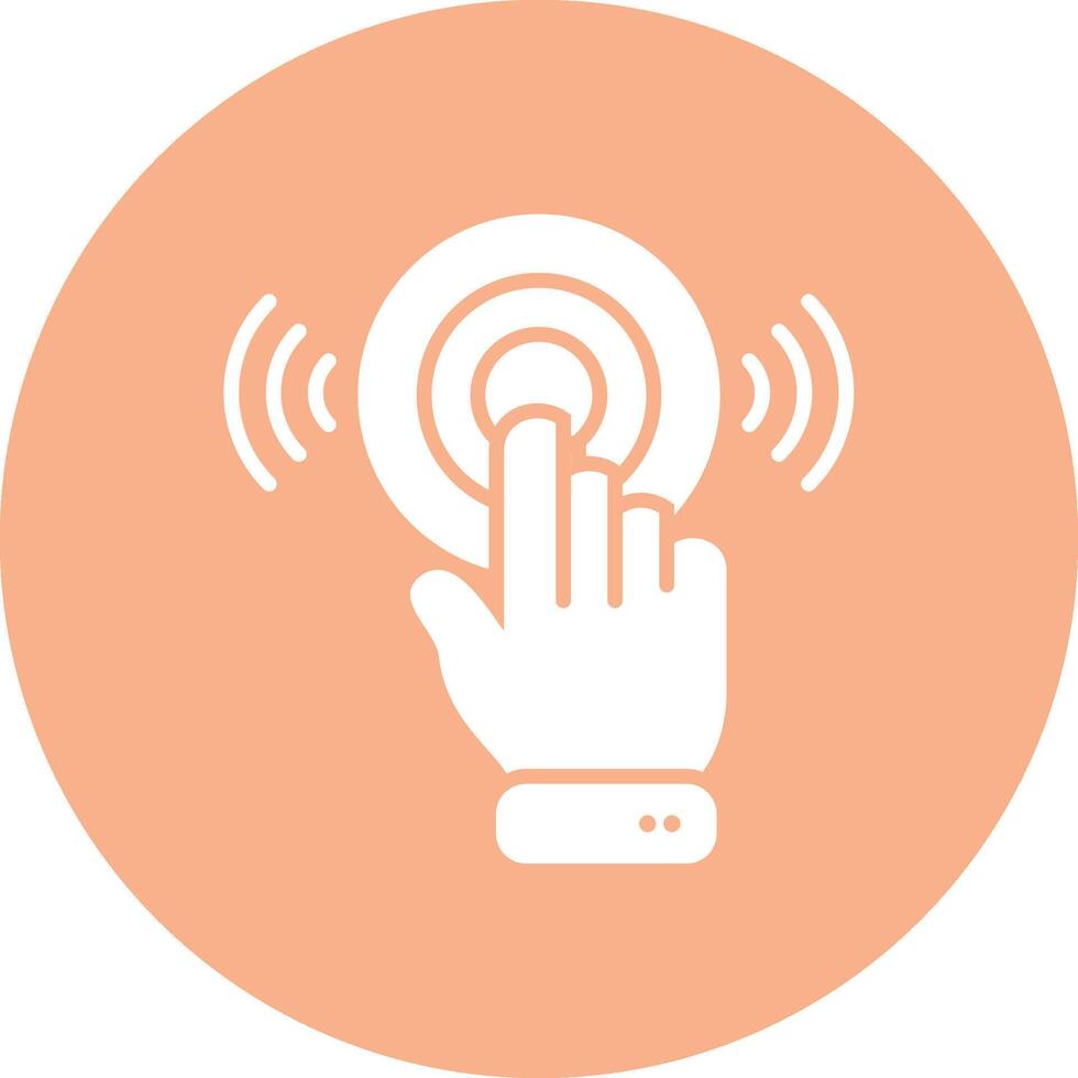 Touch Sensor Pop Color Style vector