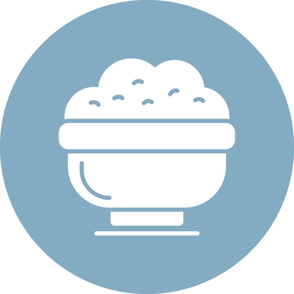 Bowl Handcrafted Digital Icon vector