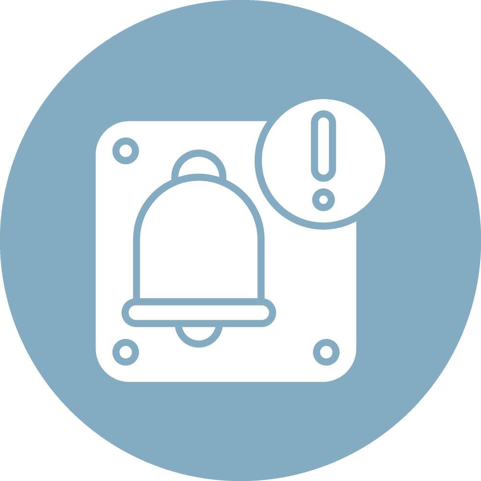Bell Clean Web Element vector