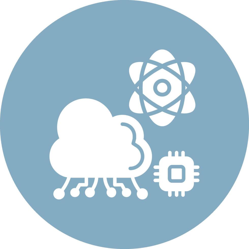 Cloud Conceptual Line Work vector