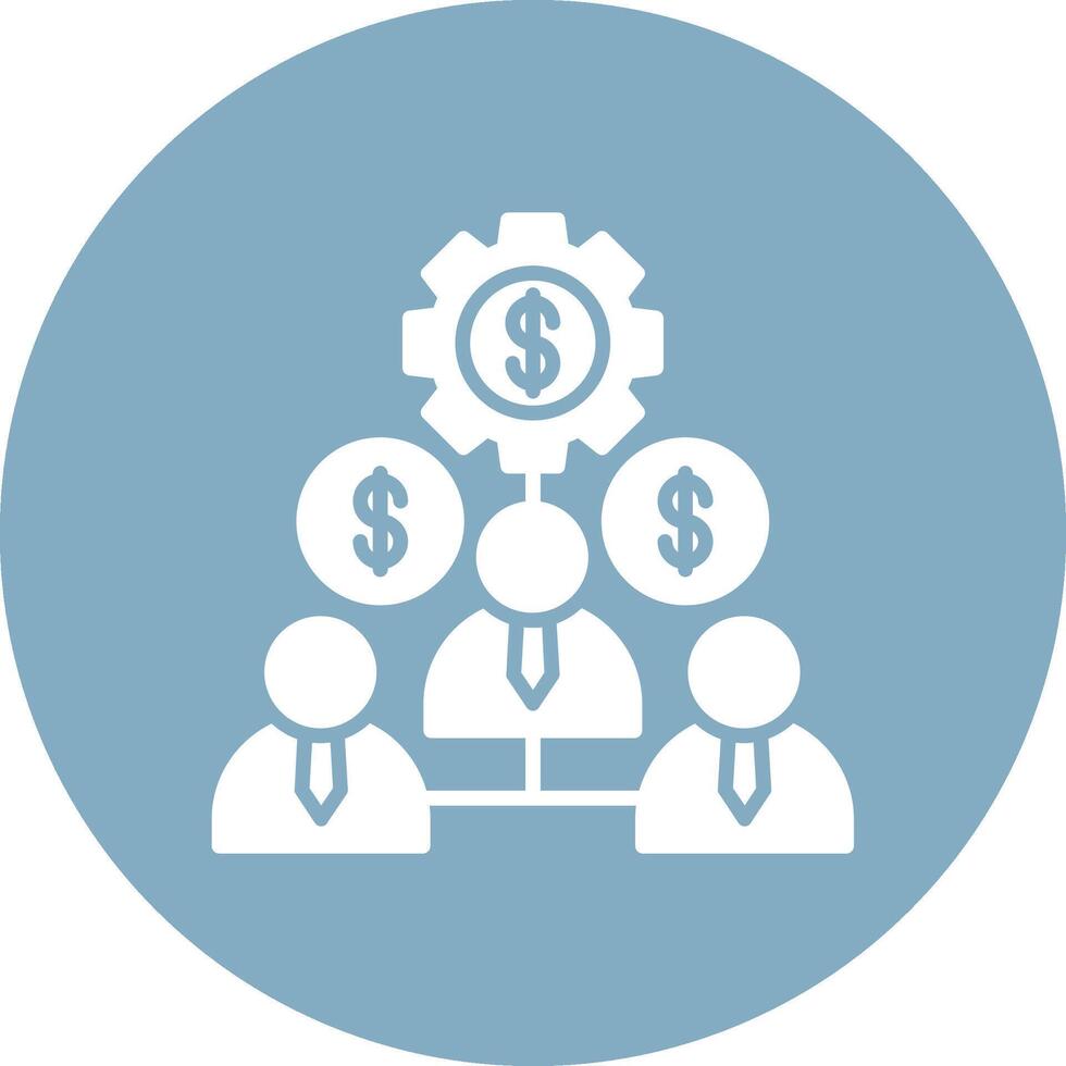 Management Stylized Tech Element vector