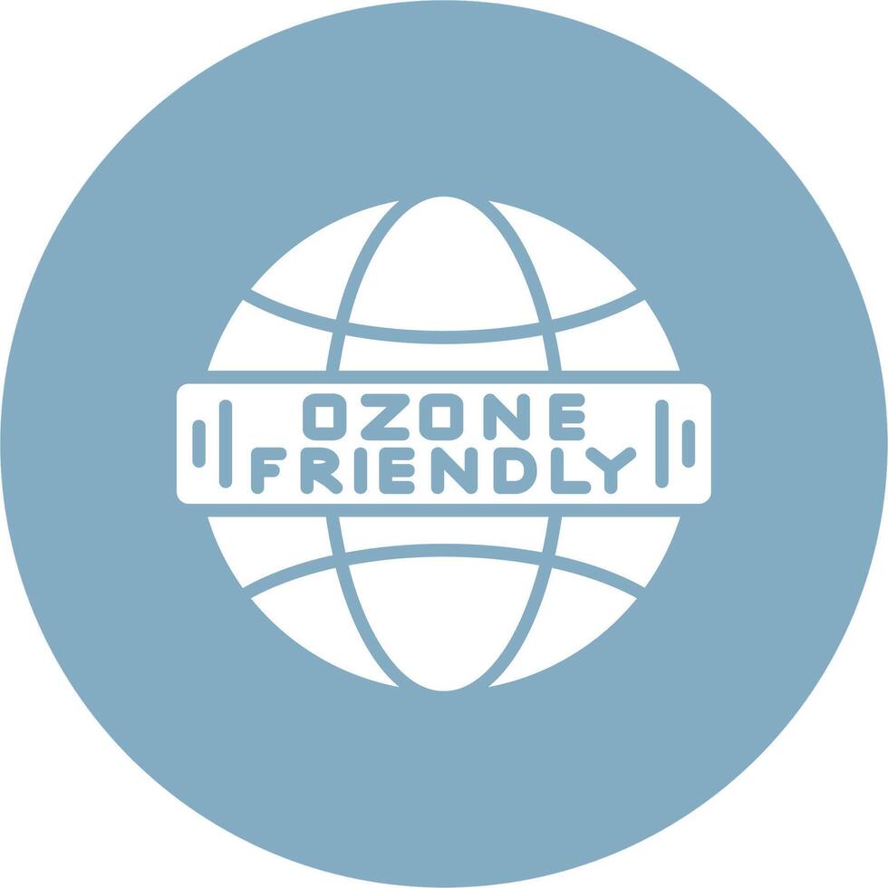 Ozone Friendly 3D Line Art Piece vector