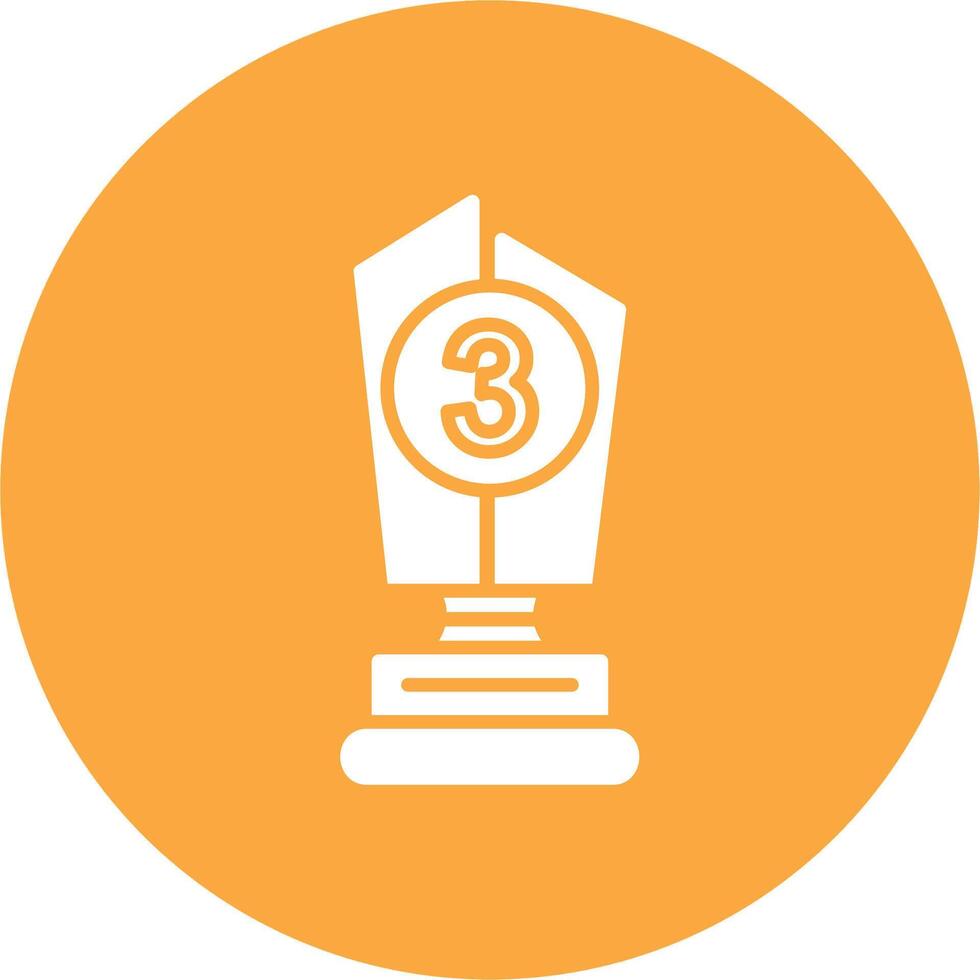 3rd Prize Muted Tone vector