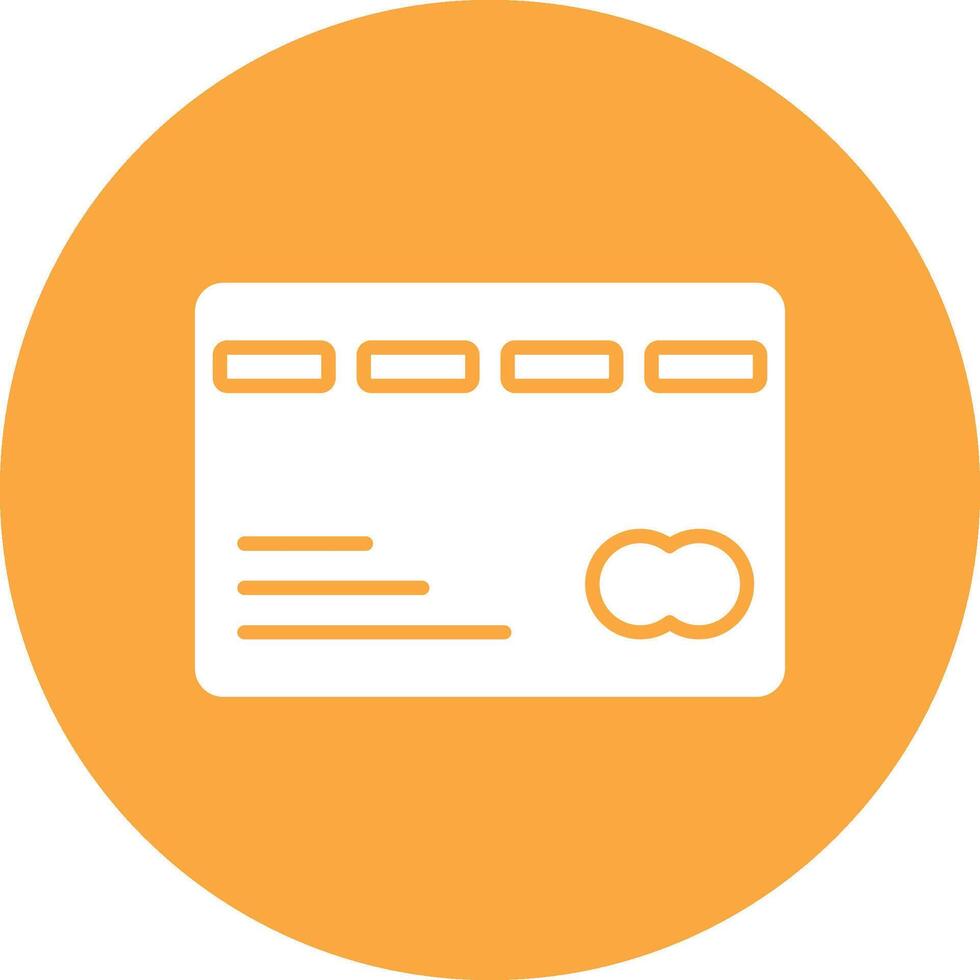 Credit Card Payment Artistic UI Symbol vector
