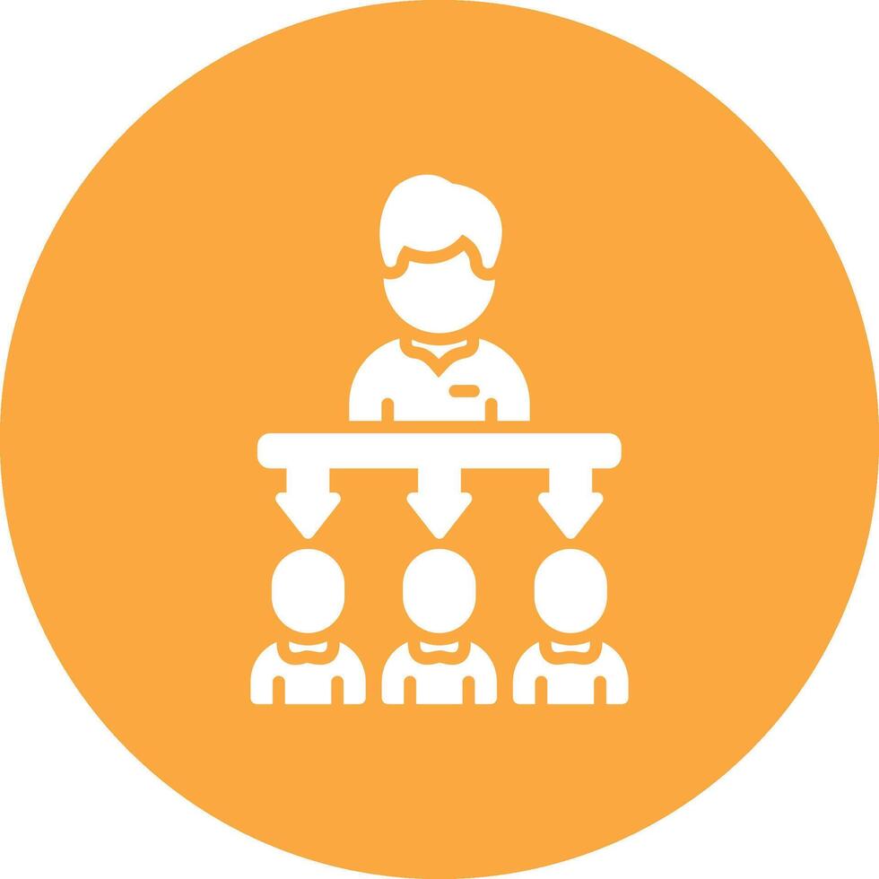 Delegation Mobile Ready Icon vector