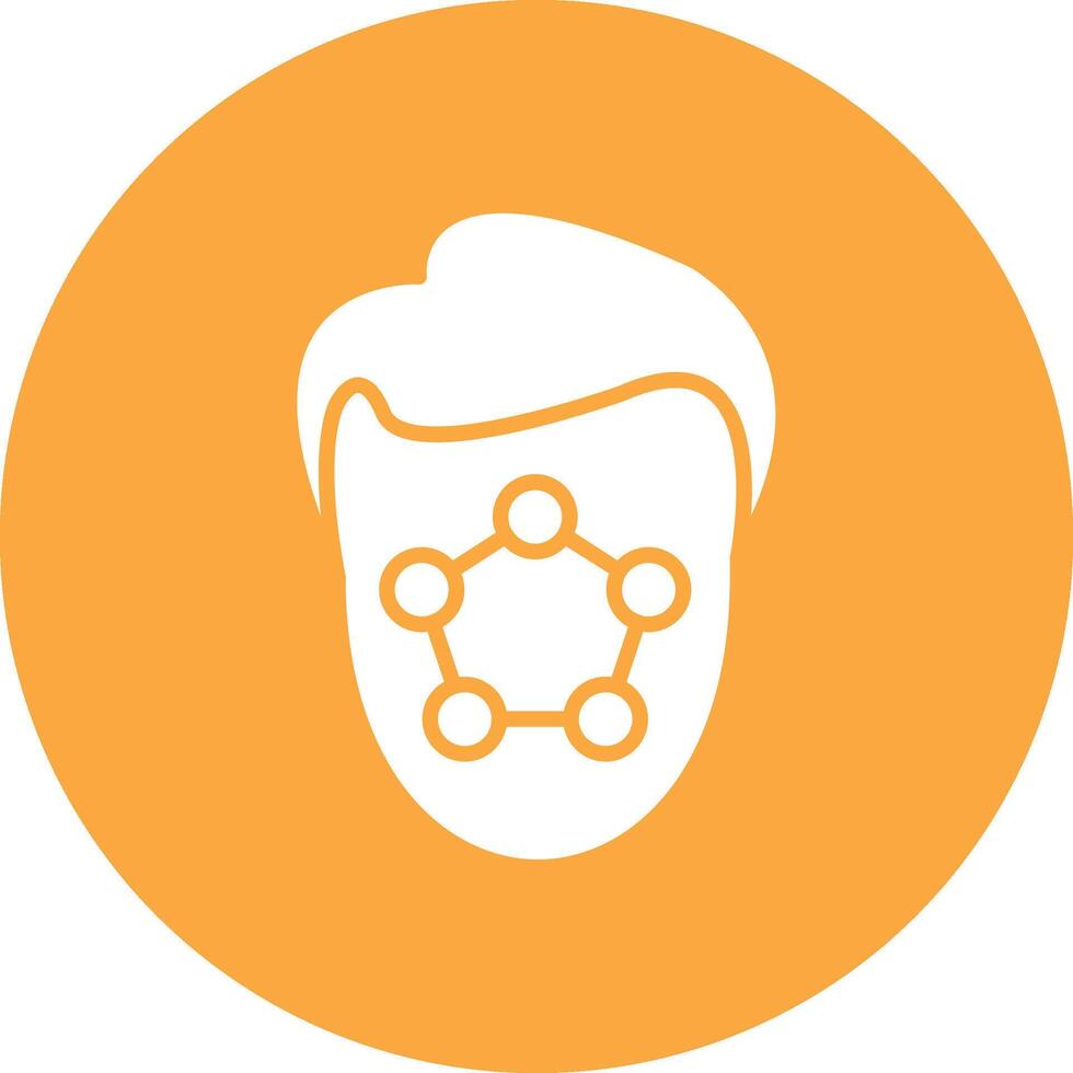 Face Scanner Sharp Edge Symbol vector