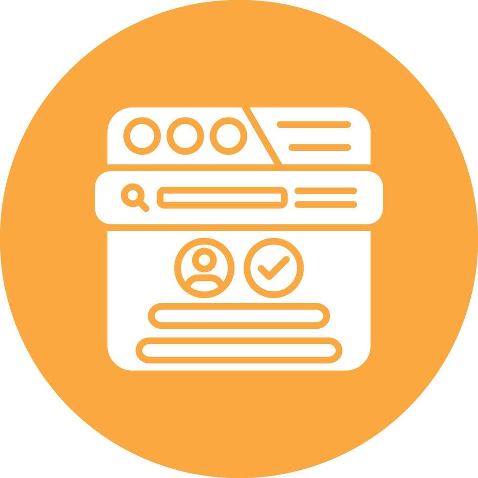 Log In Minimal Touch Graphic vector