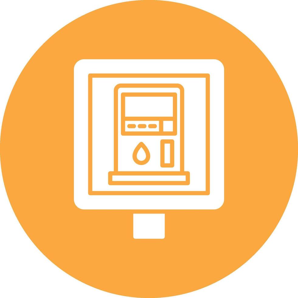 Petrol Station Modular UI Graphic vector