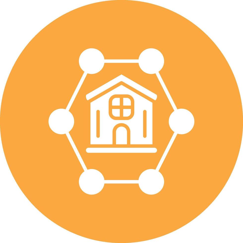 Network Smooth Gradient Icon vector