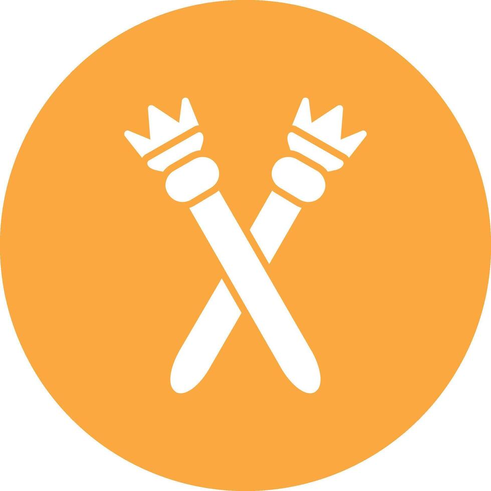 Scepter Creative Flat Illustration vector