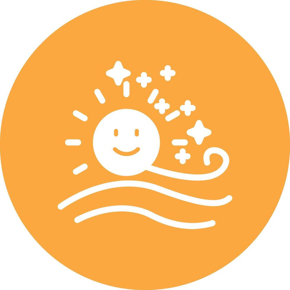 Sun Conceptual Line Work vector