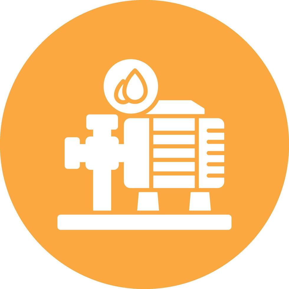 Water Pump Frame Icon vector