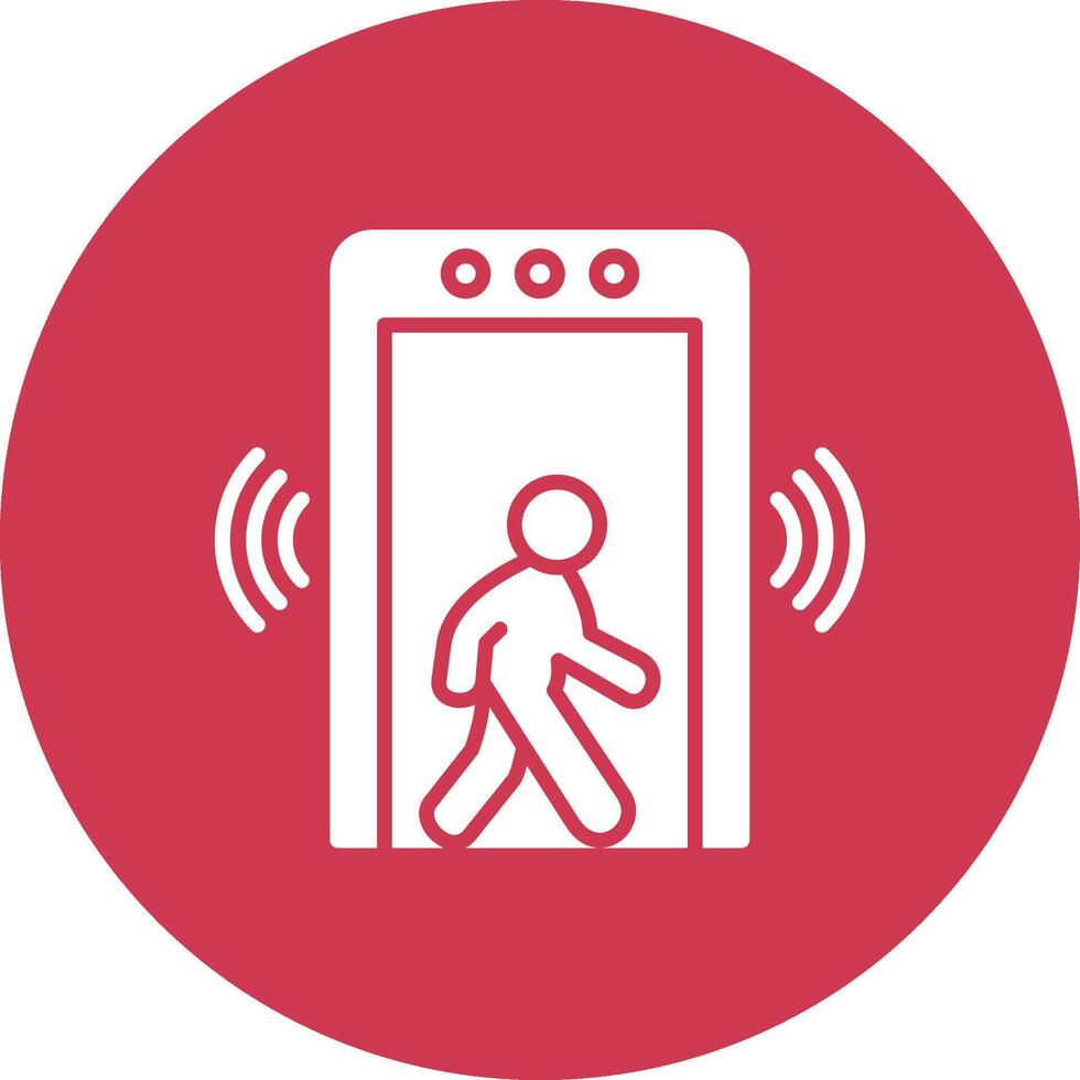 Body Scanner Isometric Art vector