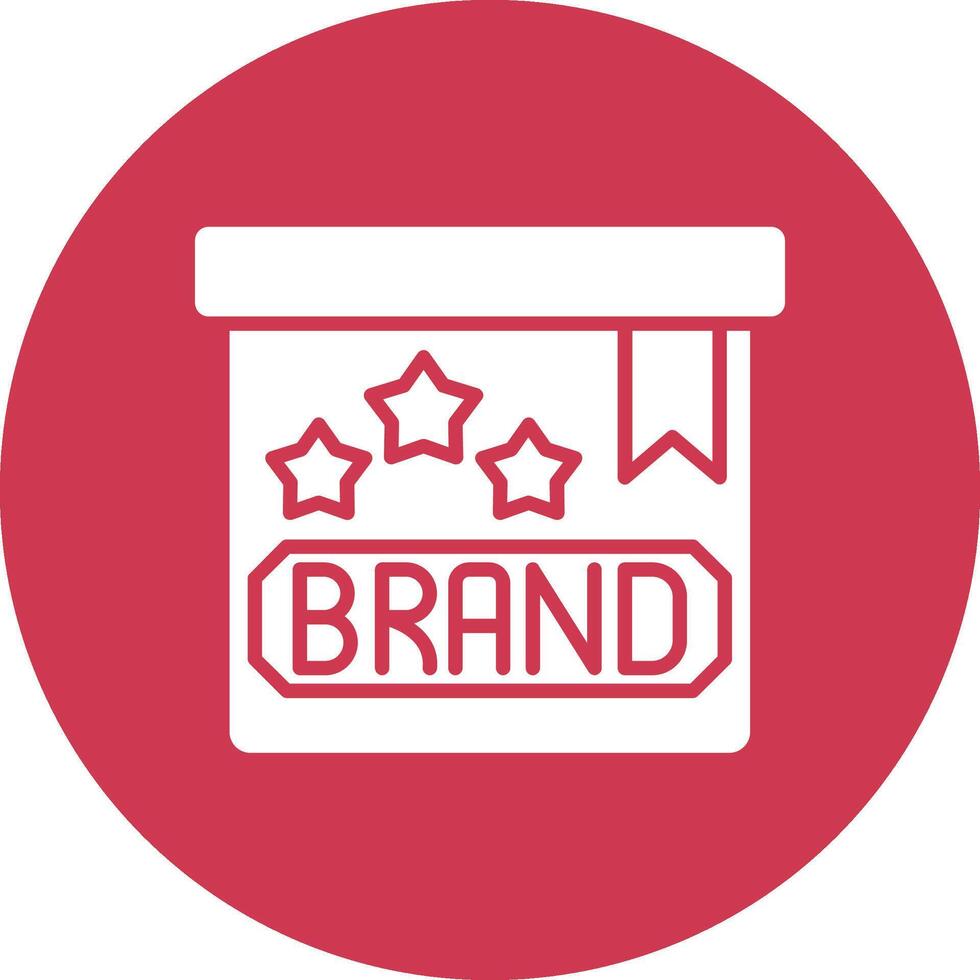 Brand Outlined App Visual vector