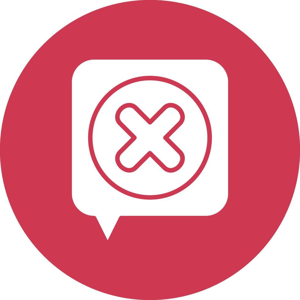 Chat Bold Web Icon vector