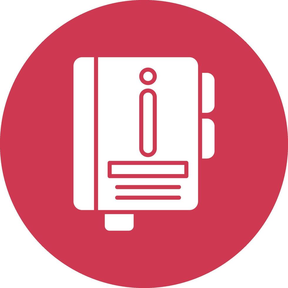 Handbook Flat Styled Symbol vector