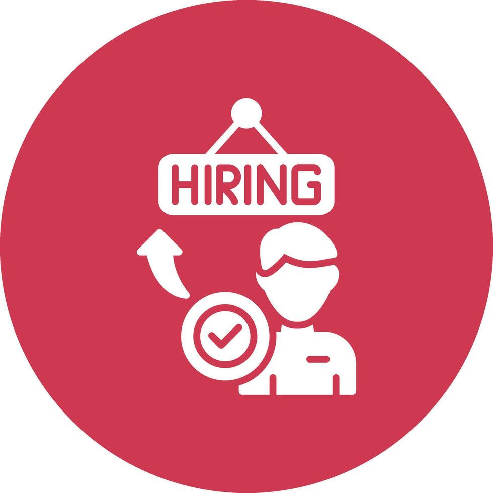 Hiring Tech Style Illustration vector