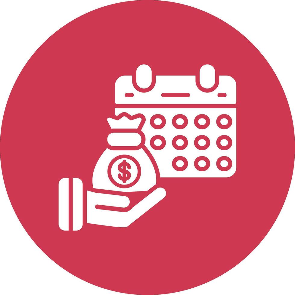 Salary Responsive Icon Badge vector