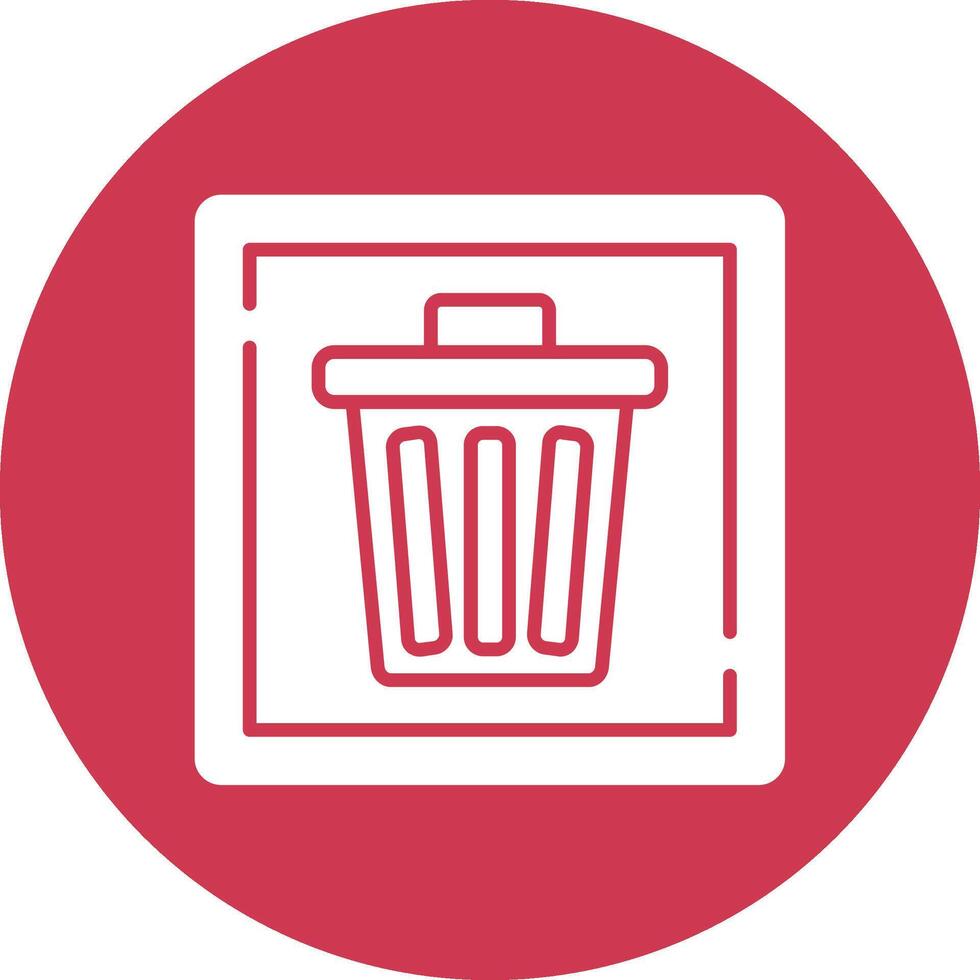 Trash Sleek Graphic Mark vector