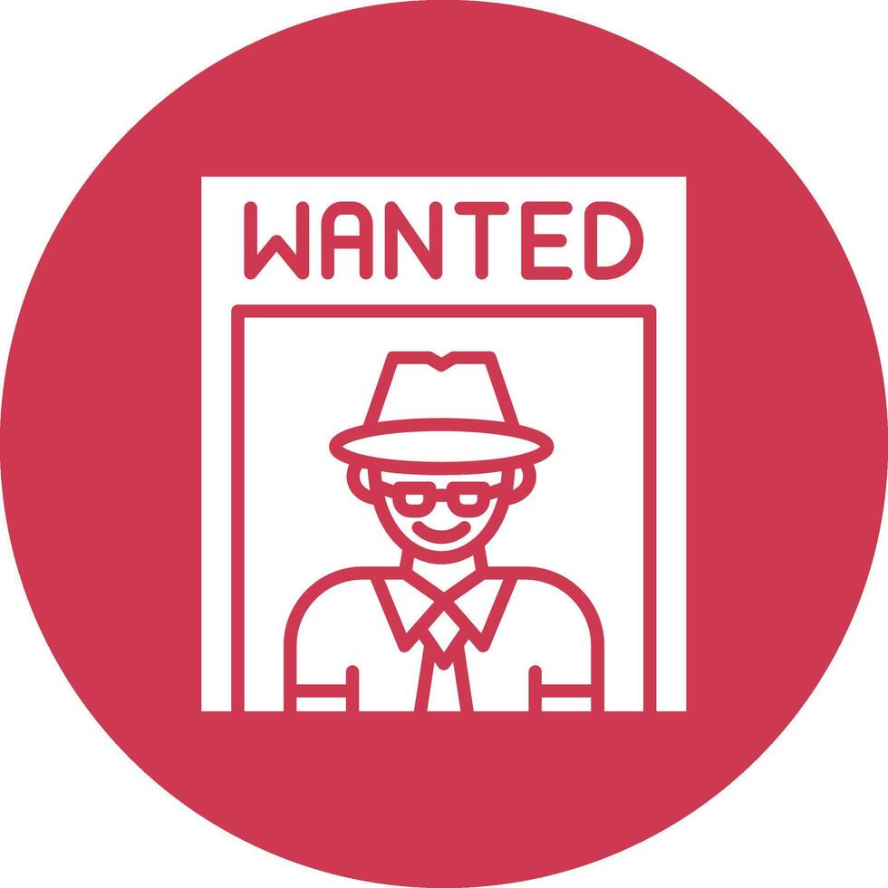 Wanted Poster Interactive UI Graphic vector