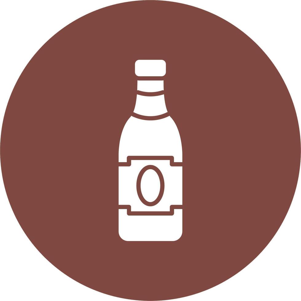 Beer Bottle Compact App Icon vector