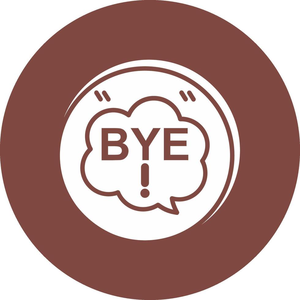 Bye Creative Interface Art vector