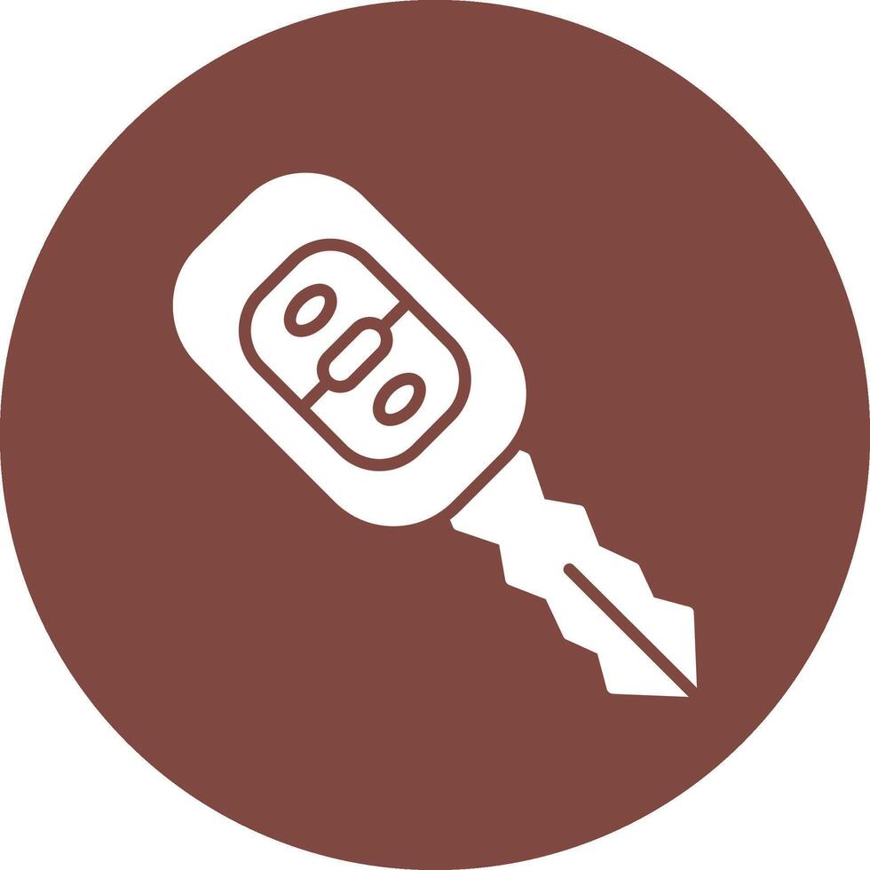 Car Key Mobile Ready Icon vector