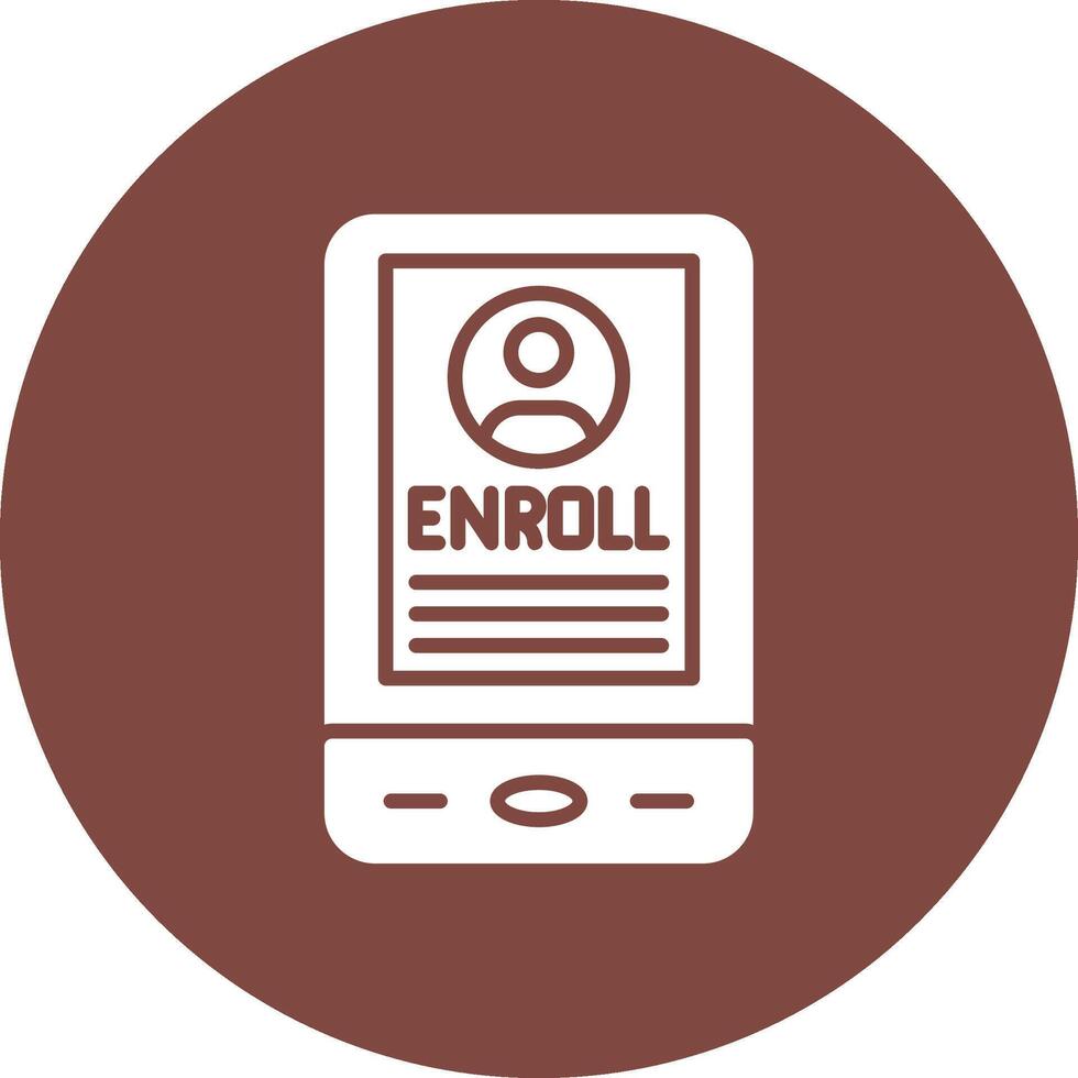 Enroll Geometric Shape Symbol vector