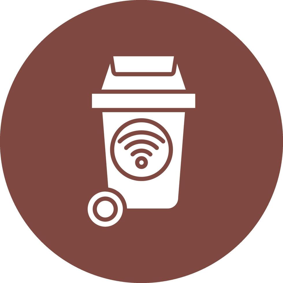 Smart Trash User-Friendly Visual vector