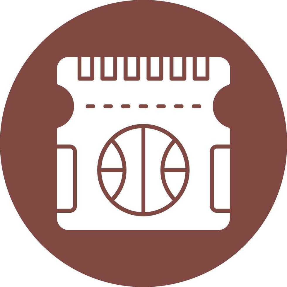 Ticket Line Style Symbol vector