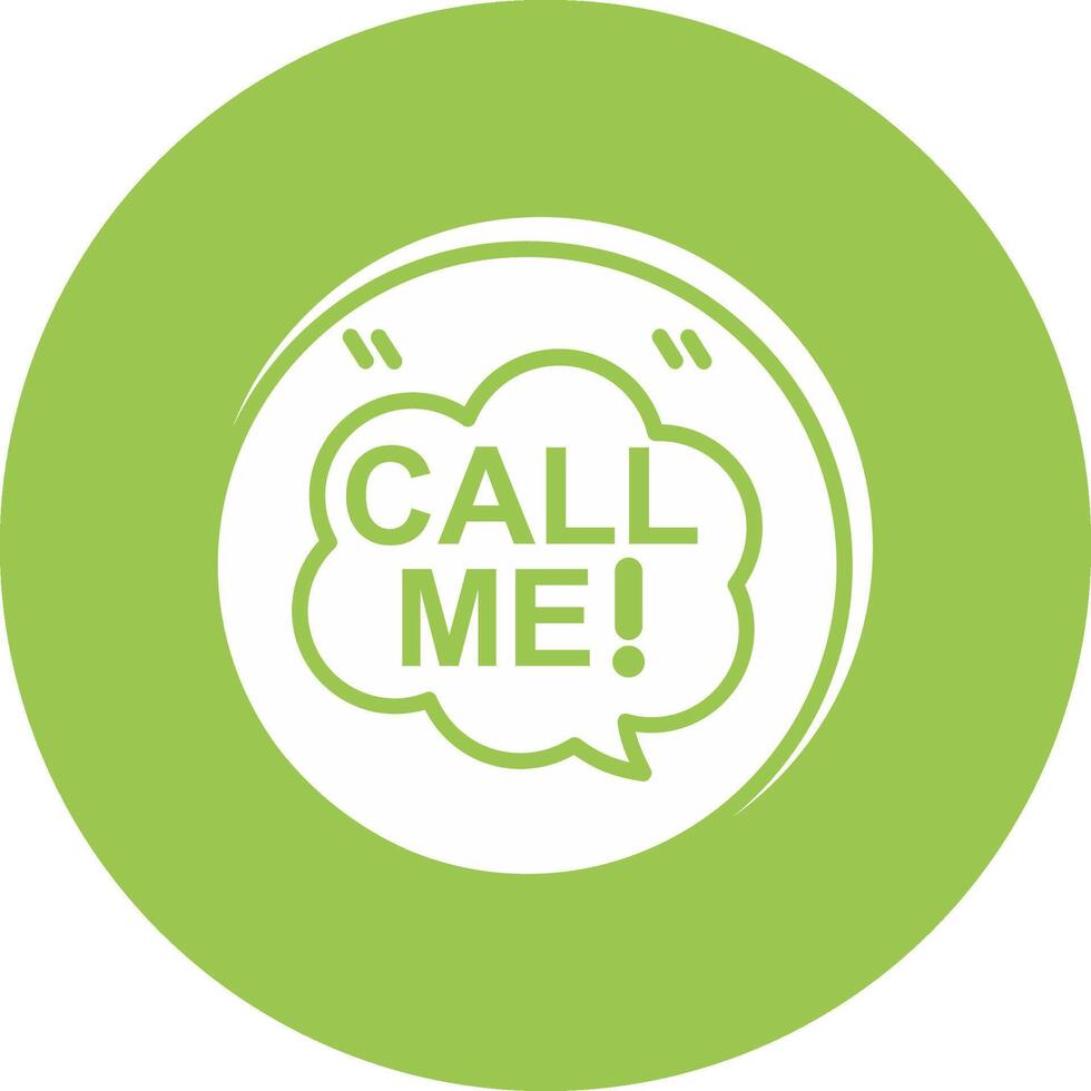 Call Me Simple Line Sketch vector