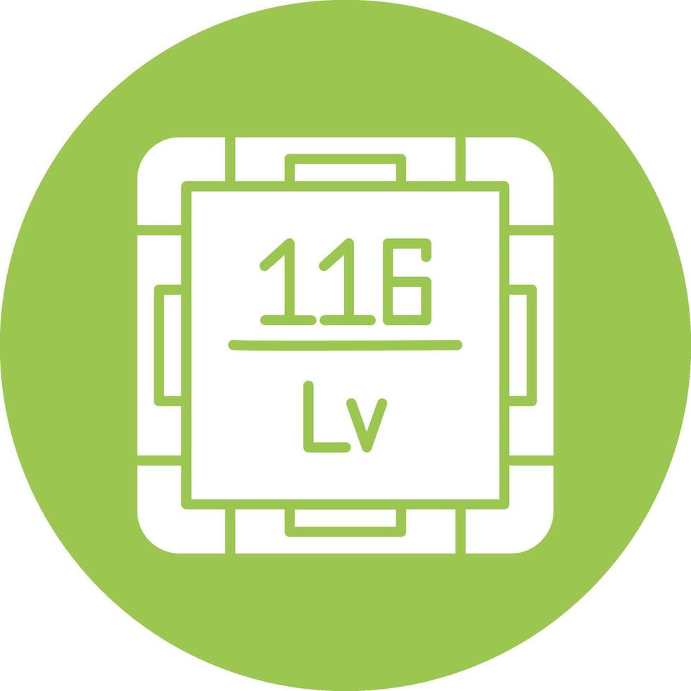 Livermorium Minimal Concept Visual vector