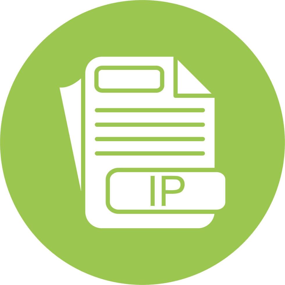 IP File Format Dynamic Web Illustration vector